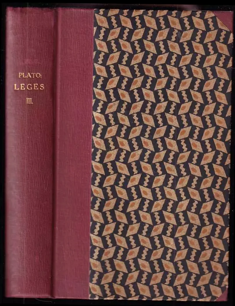 Platonis Leges et Epinomis volumen tertium (, 1860)