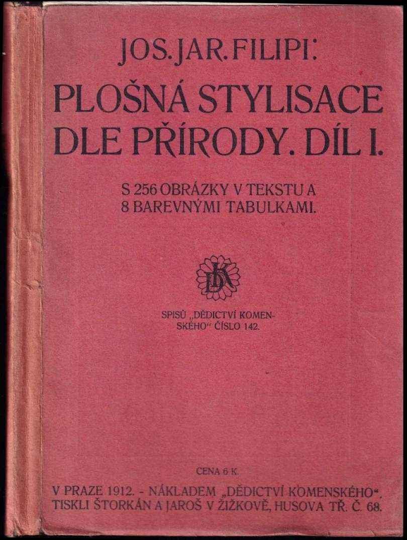 Plošná stylisace dle přírody (Josef Jaroslav Filipi, 1912)