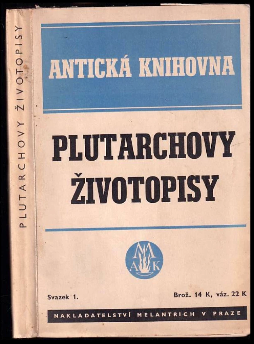 Levně Plutarchovy Životopisy (Plútarchos, 1940)