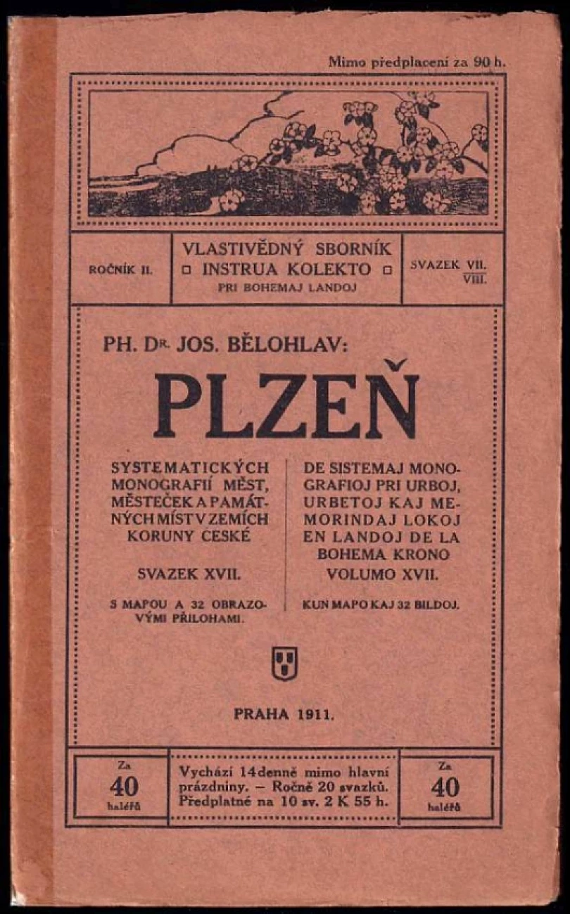 Plzeň - vlastivědný sborník (Josef Bělohlav, 1911)