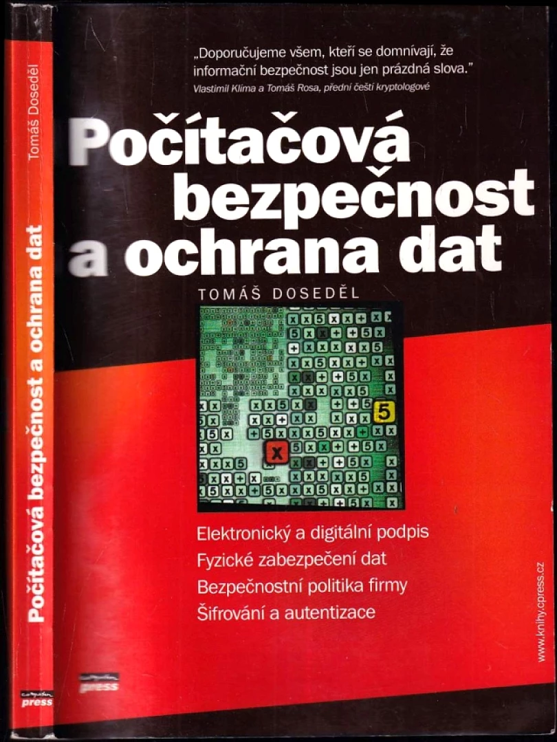 Počítačová bezpečnost a ochrana dat (Tomáš Doseděl, 2004)