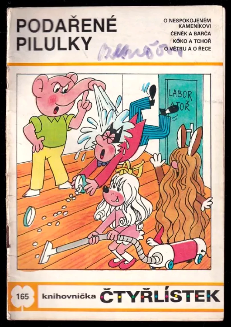 Podařené pilulky - Čtyřlístek 165 (Ljuba Štíplová, 1989)