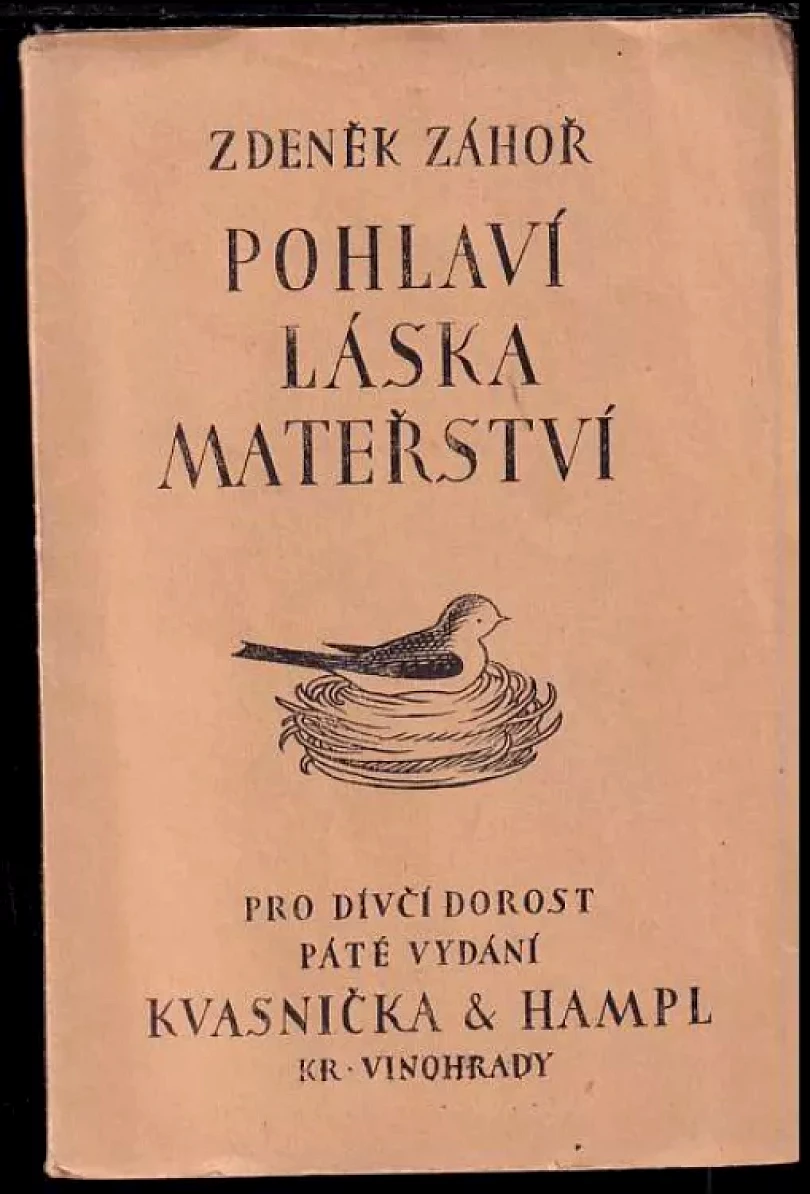 Pohlaví - láska - mateřství (Zdeněk Záhoř, 1923)