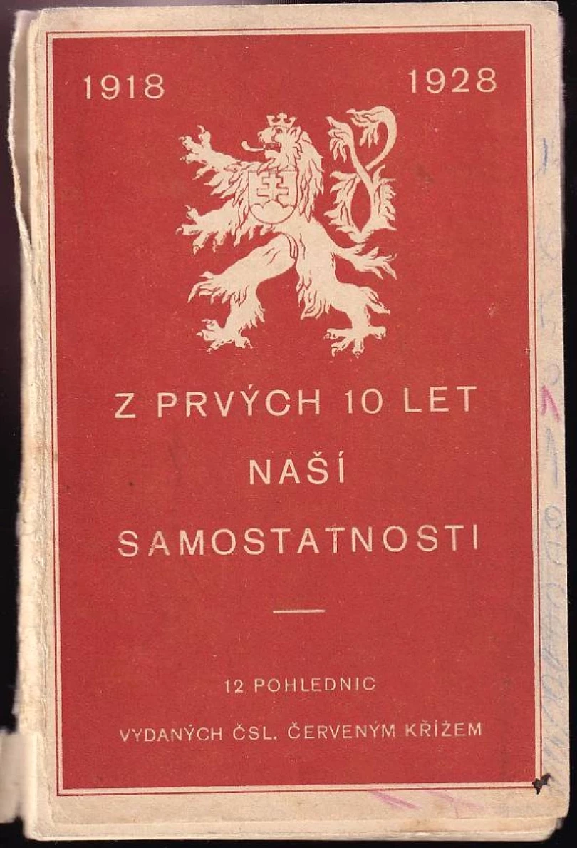 Pohlednice z prvých 10 let naší samostatnosti - CHYBÍ 1., 4. A 6. POHLEDNICE, NAVÍC 2 POHLEDNICE Z JINÉ SADY (, 1928)