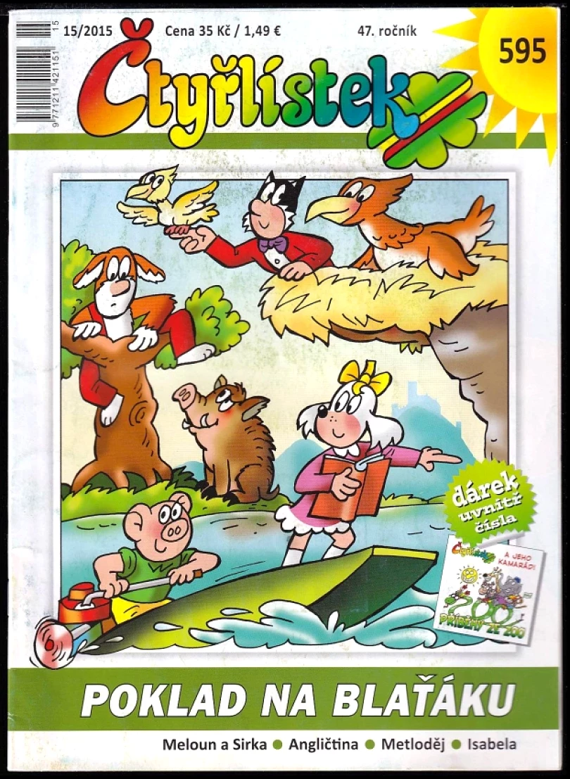 Levně Poklad na Blaťáku, Čtyřlístek 595 (Tereza Čeňková, 2015)