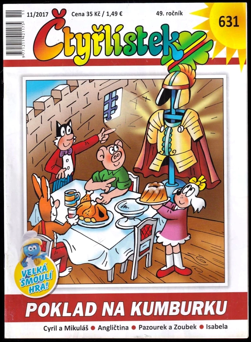 Poklad na Kumburku, Čtyřlístek 631 (Stanislav Havelka, 2017)