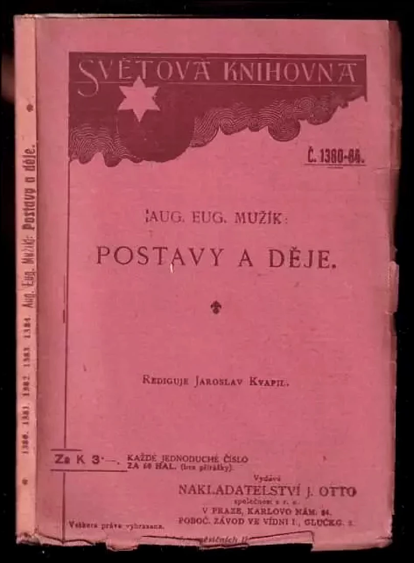 Levně Postavy a děje (Augustin Eugen Mužík, 1920)
