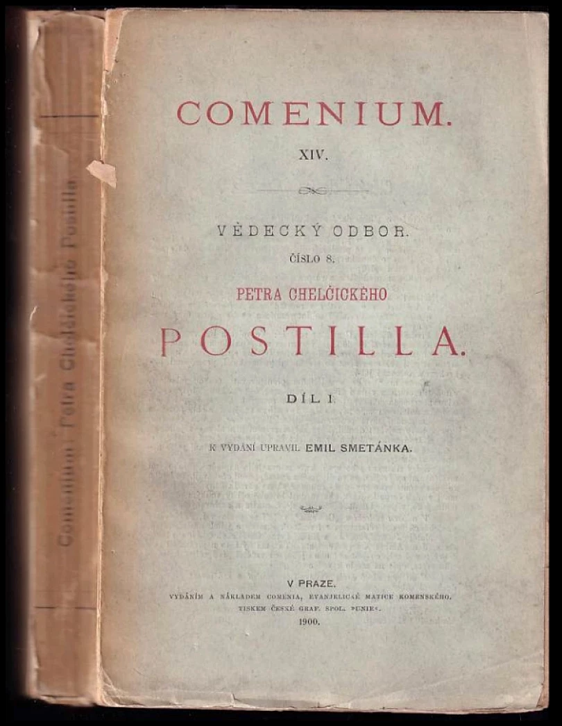 Postilla Petra Chlečického (Petr Chelčický, 1900)
