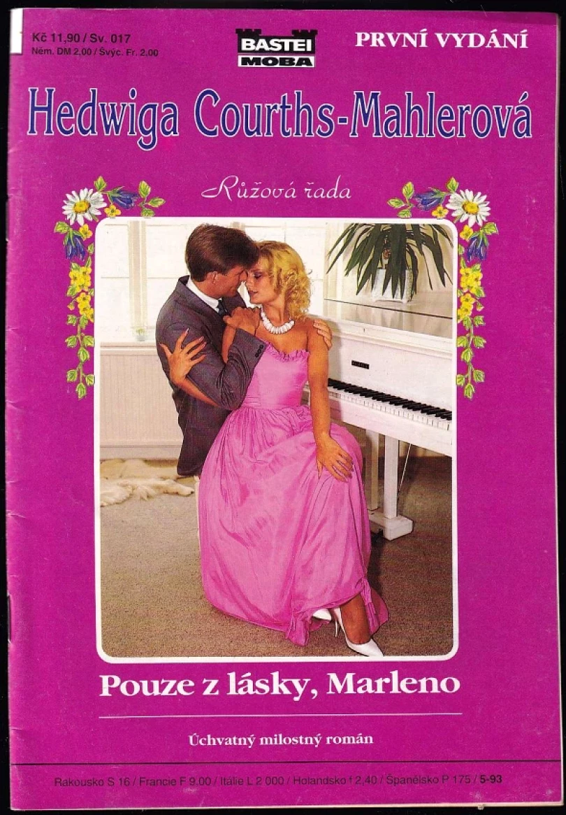 Levně Pouze z lásky, Marleno (Hedwig Courths-Mahler, 1993)