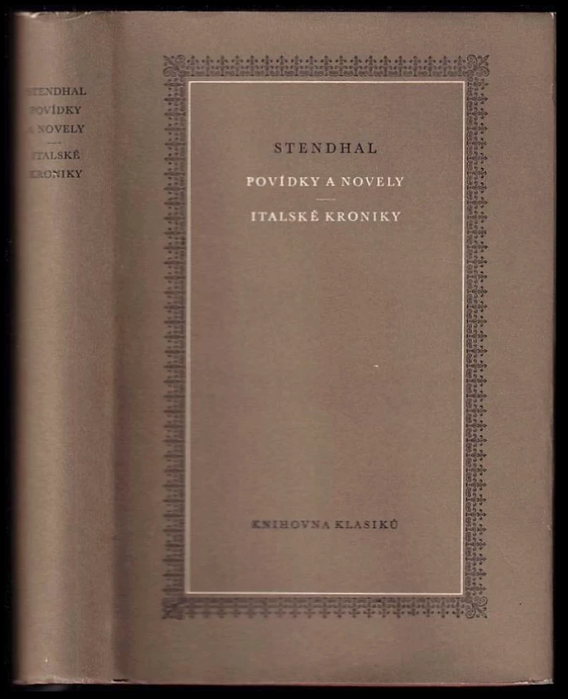 Levně Povídky a novely ; Italské kroniky (Stendhal, 1959)