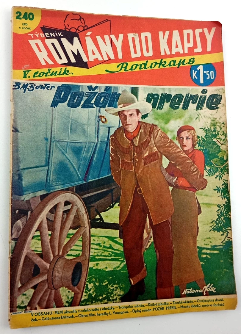 Požár prerie - Romány do kapsy - Rodokaps 240 (31) - ročník V. (, 1940)