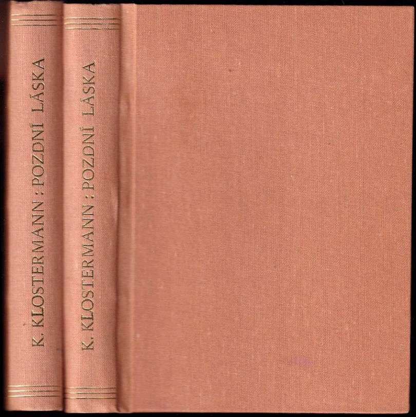 Levně Pozdní láska : Díl 1-2 (Karel Klostermann, 1925)