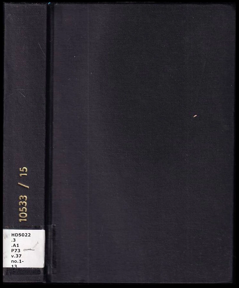 Práce a mzda, KOMPLETNÍ ROČNÍK 37., ČÍSLA 1-13 (, 1989)