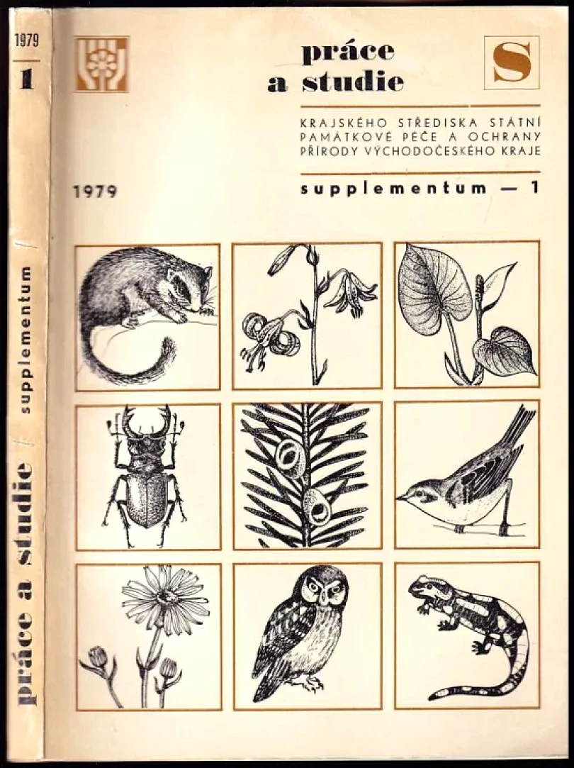 Práce a studie Krajského střediska státní památkové péče a ochrany přírody Východočeského kraje (Petr Rybář, 1979)