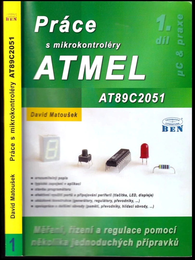 Práce s mikrokontroléry Atmel AT89C2051 (David Matoušek, 2002)