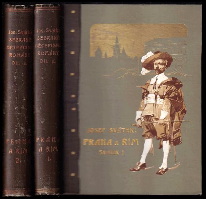 Levně Praha a Řím : Díl 1-2 (Josef Svátek, 1895)