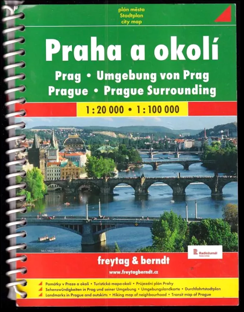Praha [kartografický dokument] (, 1997)