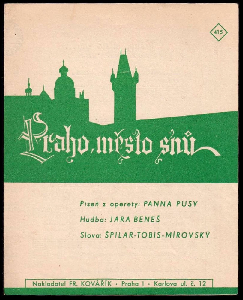 Praho, město snů-- (Jára Beneš, 1937)