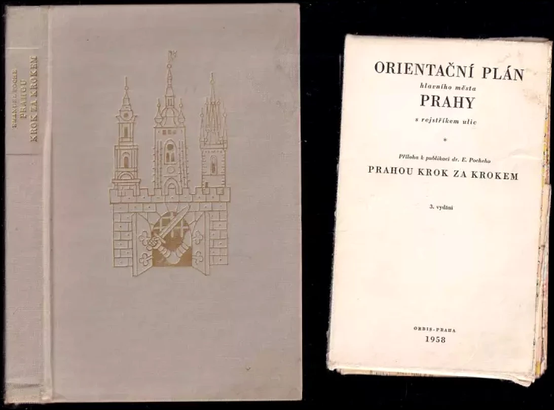 Levně Prahou krok za krokem (Emanuel Poche, 1958)