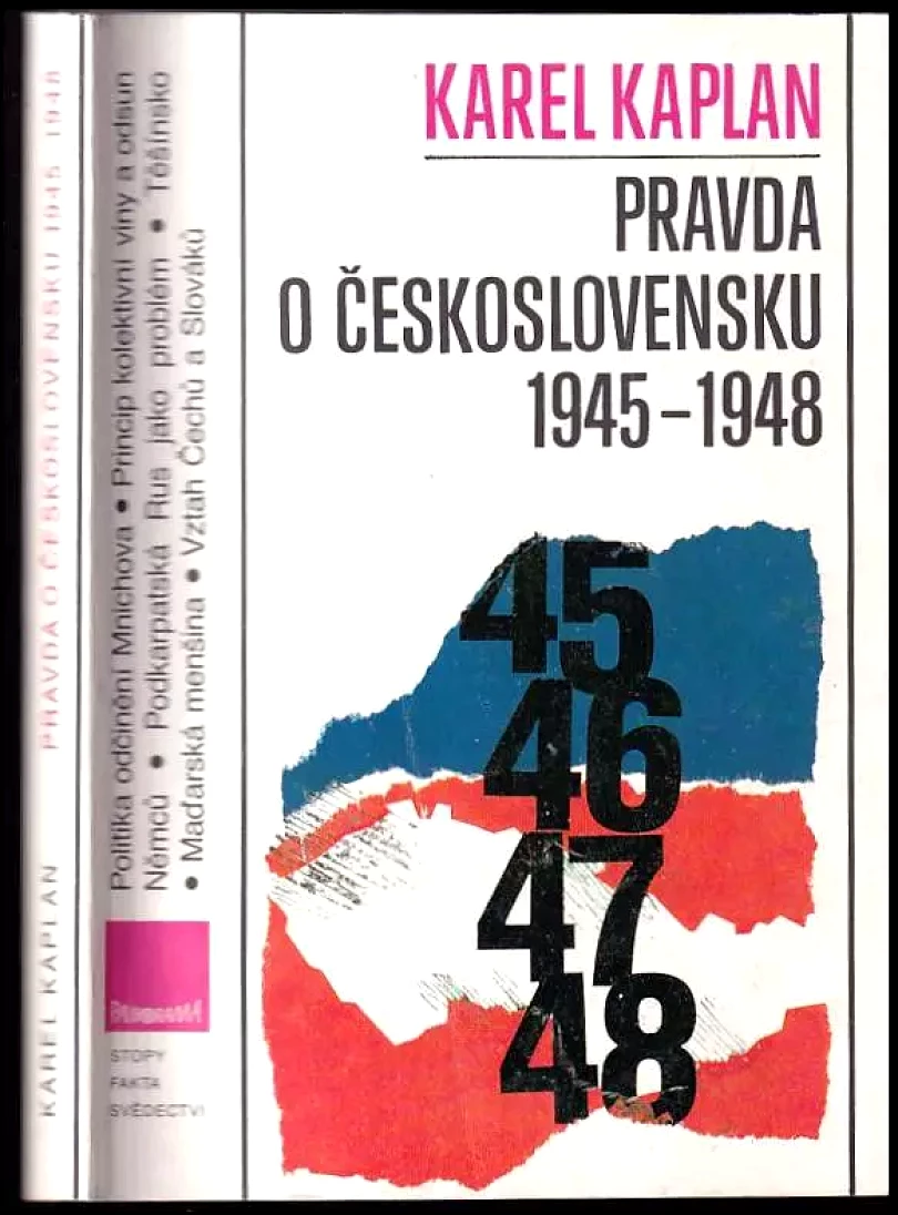 Levně Pravda o Československu 1945-1948 (Karel Kaplan, 1990)