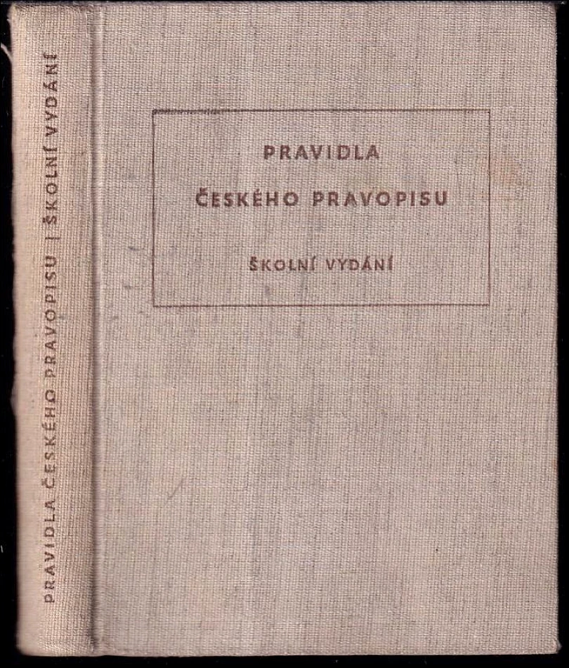 Levně Pravidla českého pravopisu (, 1966)