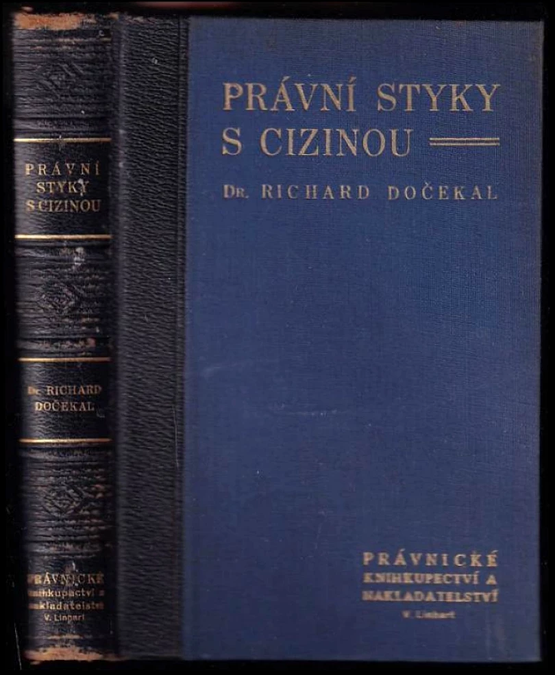 Právní styky s cizinou (, 1935)