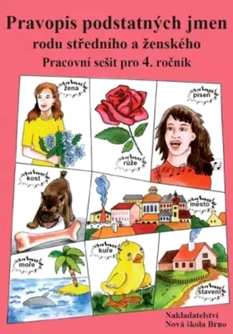 Pravopis podstatných jmen rodu středního a ženského (Marie Polnická, 2016)