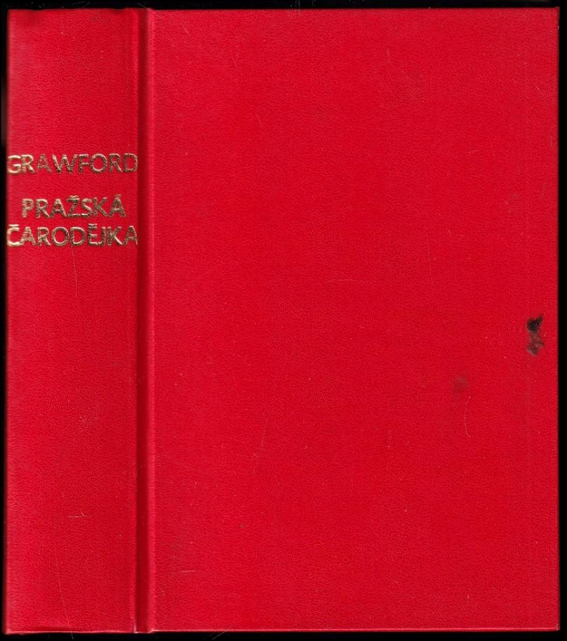 Levně Pražská čarodějka (Francis Marion Crawford, 1930)
