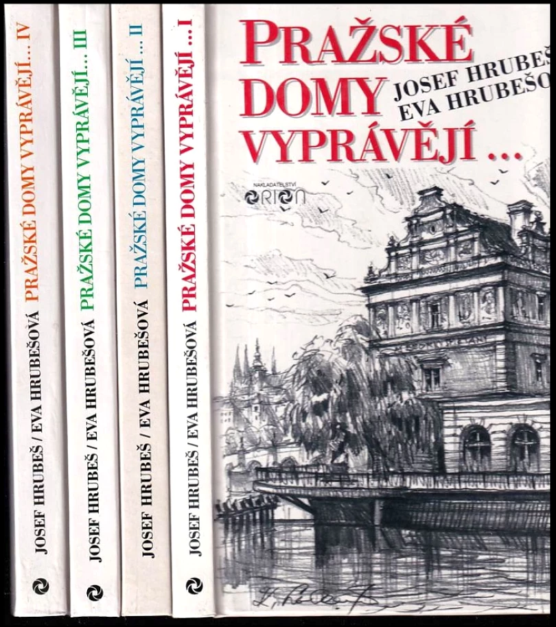 Levně Pražské domy vyprávějí-- : Díl 1-4 (Josef Hrubeš, )