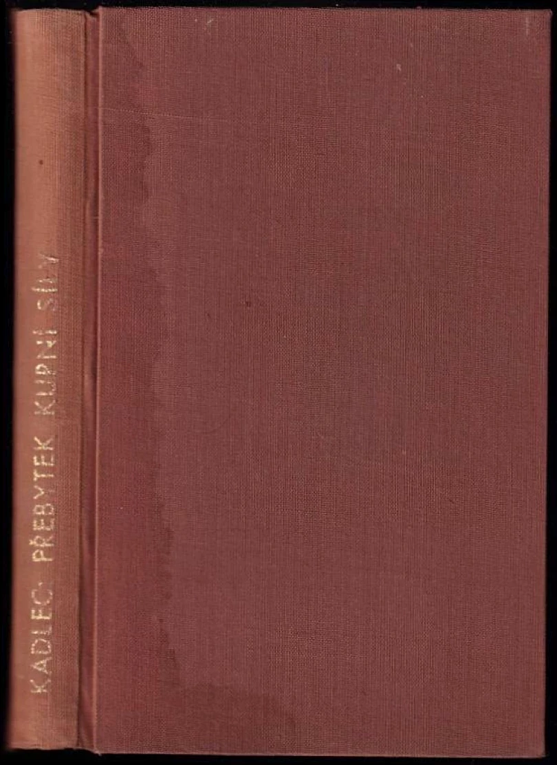 Levně Přebytek kupní síly a jeho odstranění (Vladimír Kadlec, 1945)