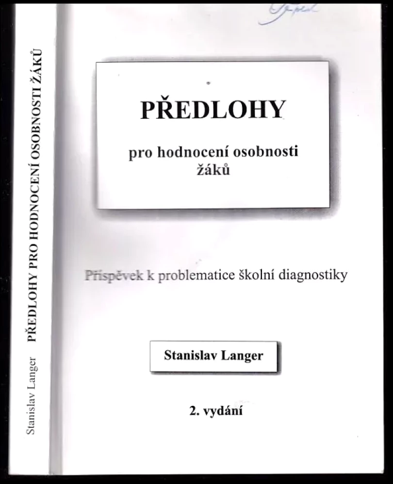Předlohy pro hodnocení osobnosti žáků (Stanislav Langer, 2003)