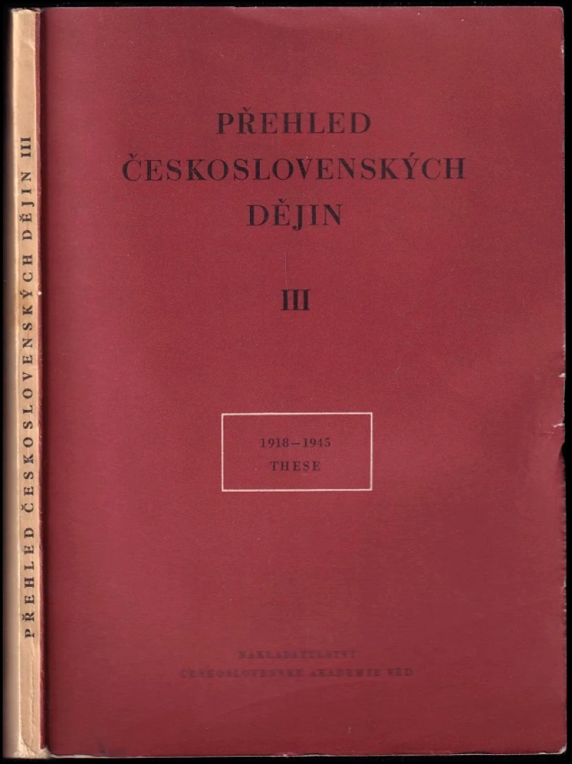 Levně Přehled československých dějin (, 1953)