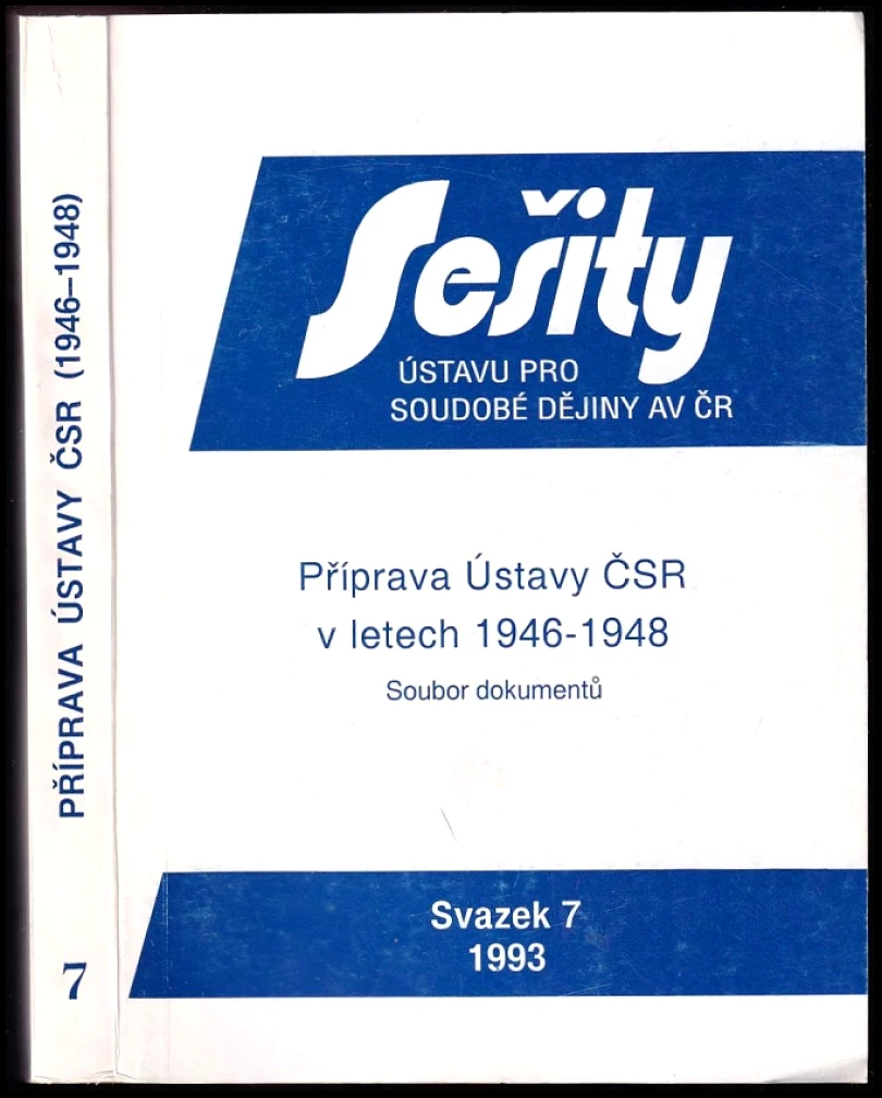 Levně Příprava Ústavy ČSR v letech 1946-1948 (Karel Kaplan, 1993)