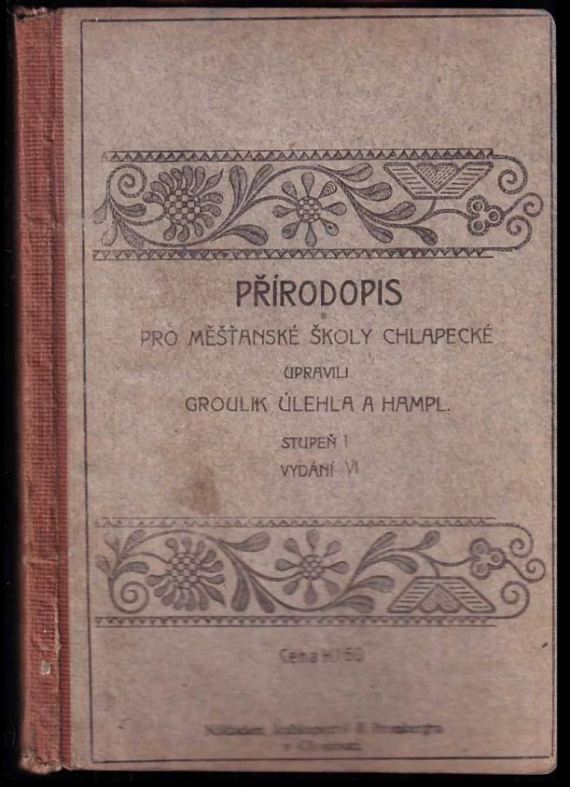 Levně Přírodopis pro měšťanské školy chlapecké (Josef Úlehla, 1915)
