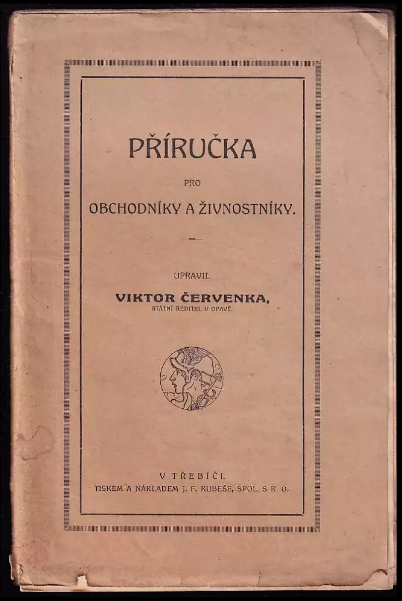 Příručka pro obchodníky a živnostníky (Viktor Červenka, 1922)