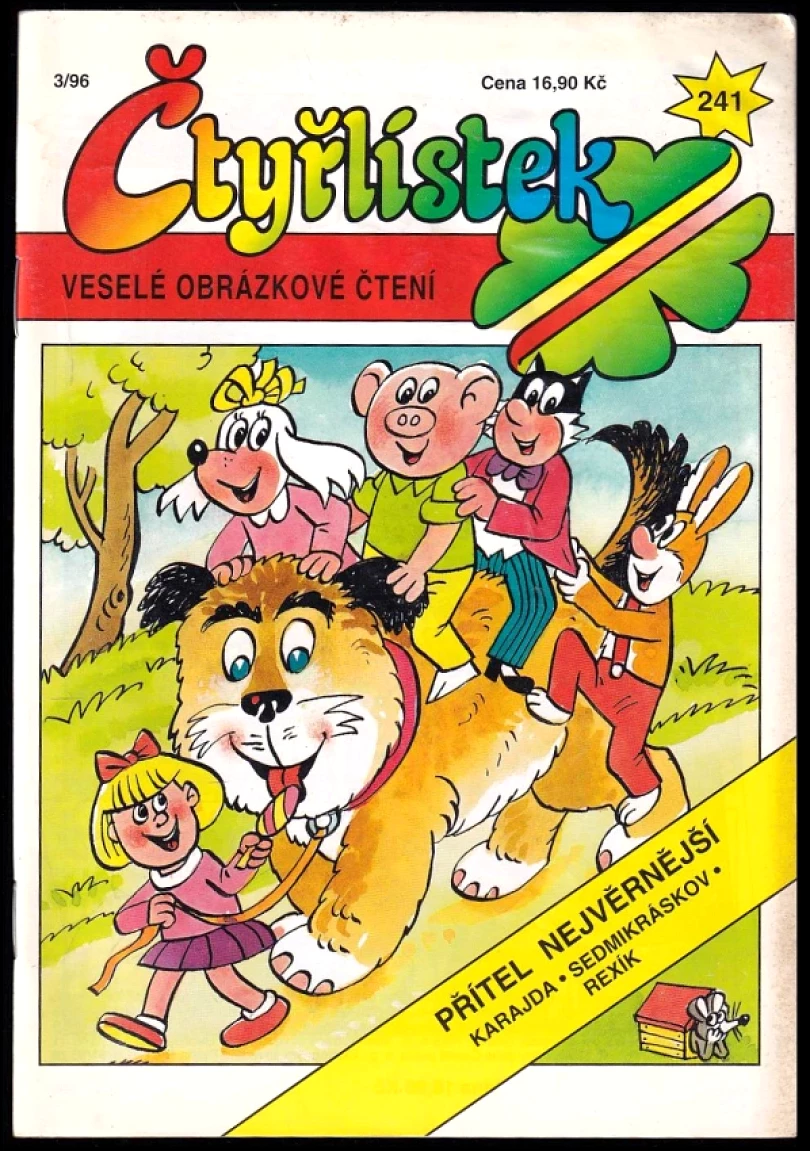 Přítel nejvěrnější - Čtyřlístek 241 - 3 / 96 (Jiří Poborák, 1996)