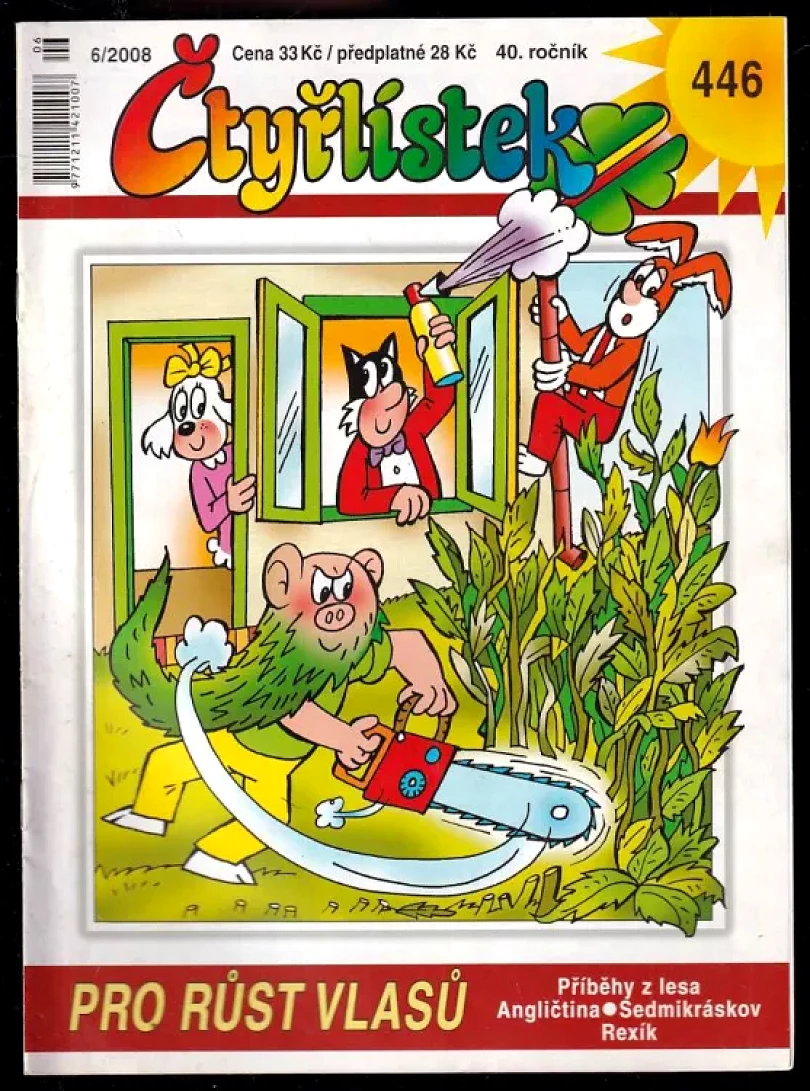 Pro růst vlasů - Čtyřlístek 446 (Jiří Poborák, 2008)
