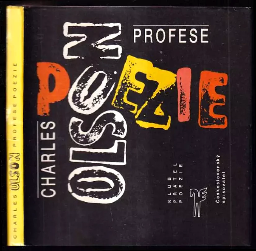 Levně Profese poezie (Charles Olson, 1990)