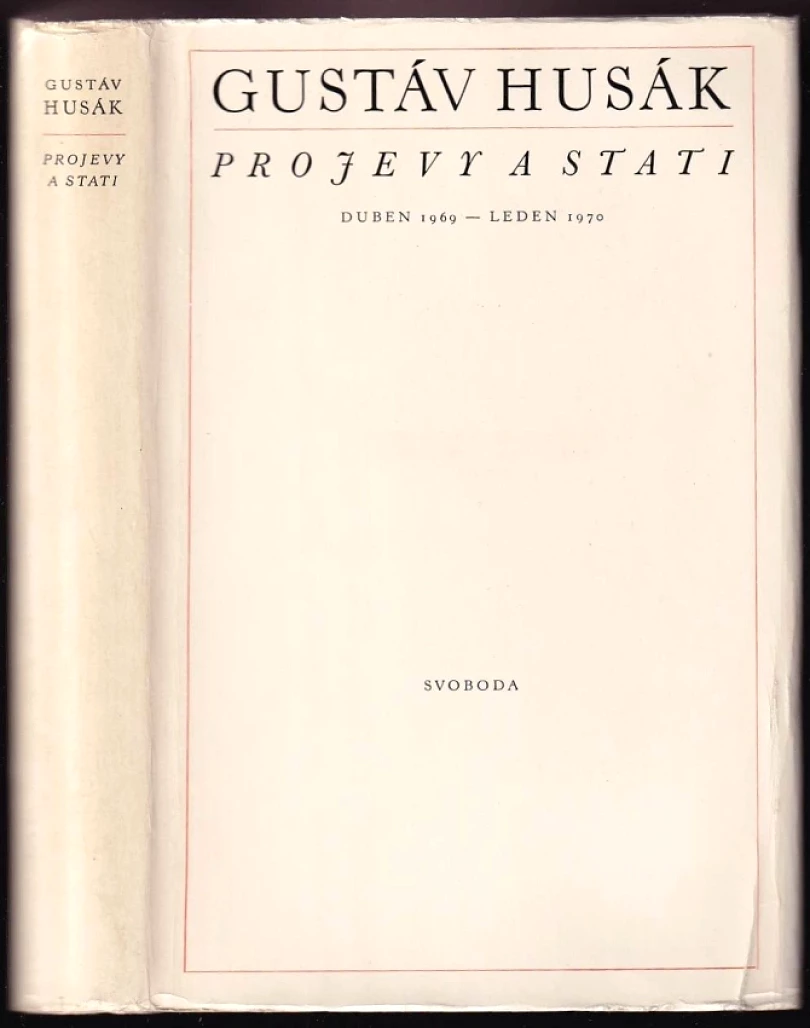 Levně Projevy a stati (Gustáv Husák, 1970)