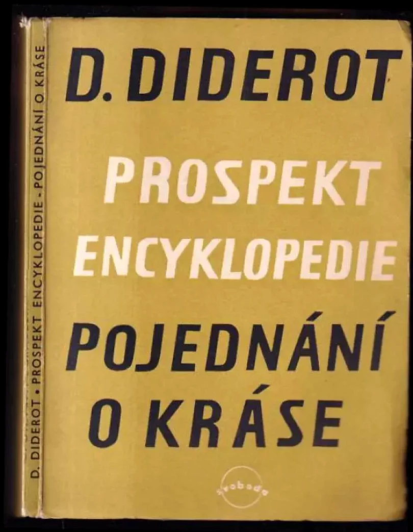 Prospekt Encyklopedie ; Pojednání o kráse (Denis Diderot, 1950)