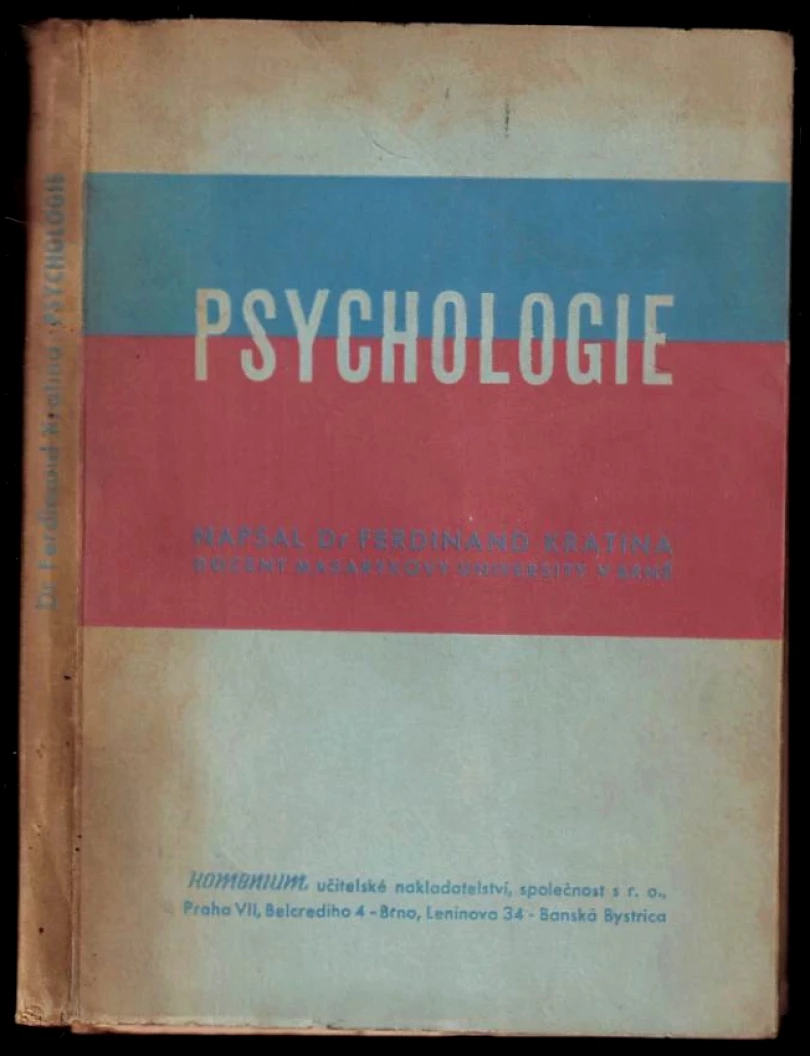 Levně Psychologie (Ferdinand Kratina, 1947)