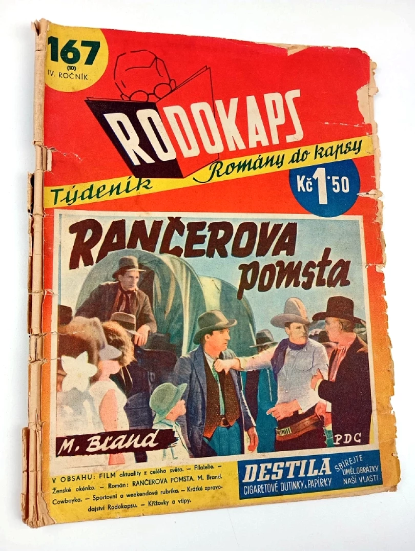 Rančerova pomsta - Romány do kapsy - Rodokaps 167 (10) - ročník IV. (M. Brand, 1938)