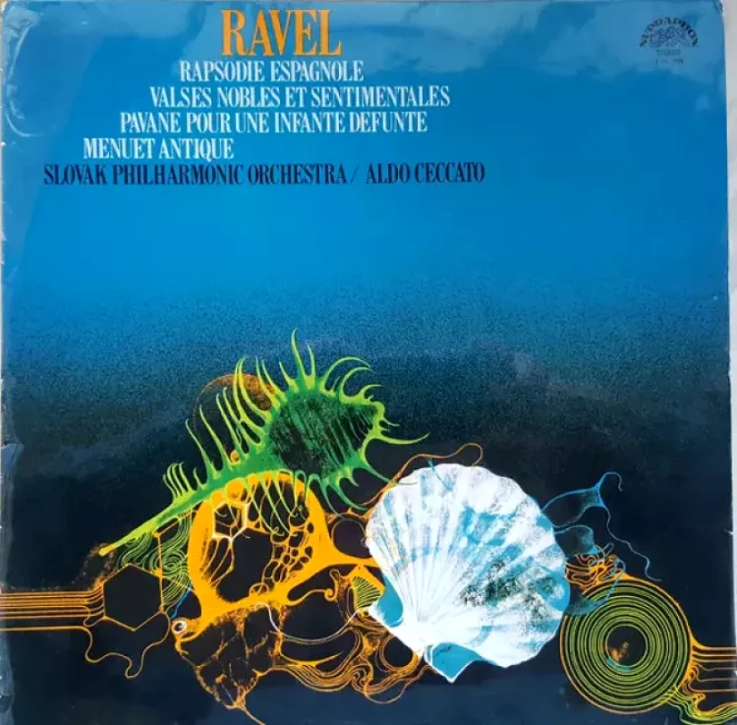 Levně Rapsodie Espagnole / Valses Nobles Et Sentimentales / Pavane Pour Une Infante Defunte / Menuet Antique (Slovak Philharmonic Orchestra, 1980)