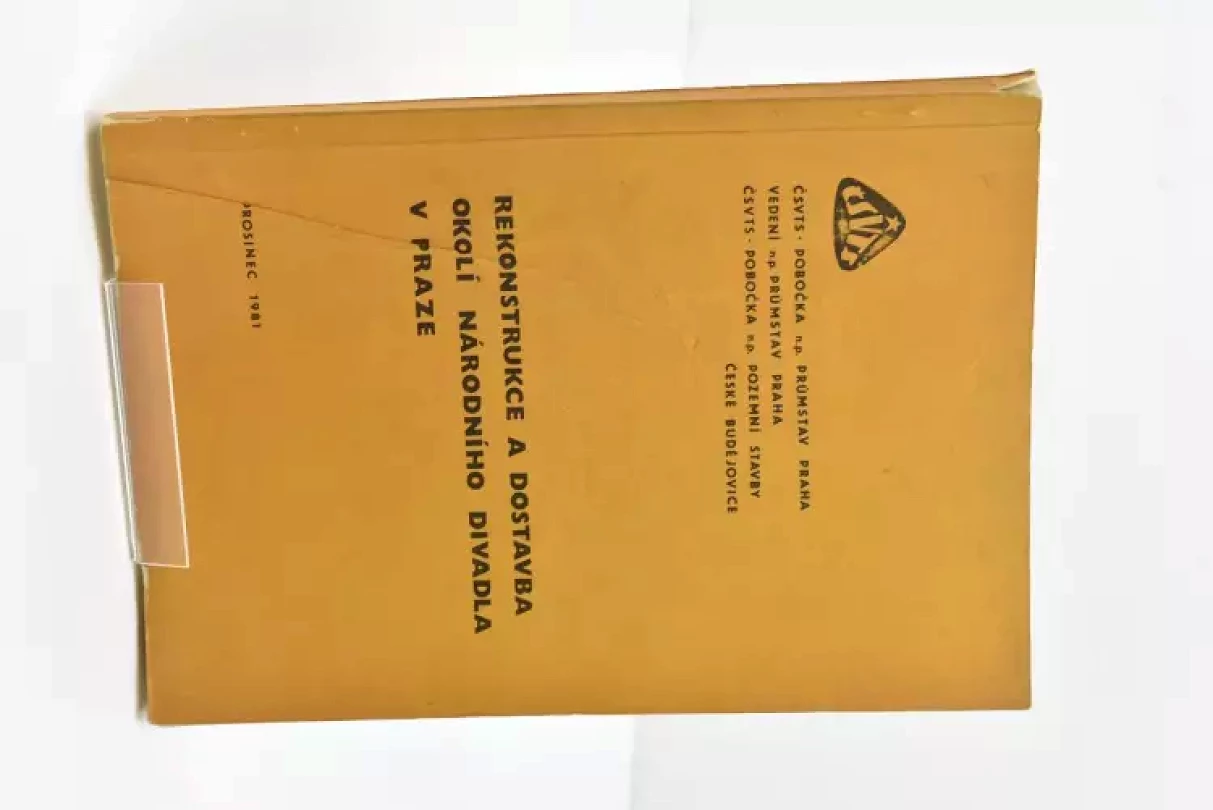 Levně Rekonstrukce a dostavba okolí Národního divadla v Praze (, 1981)