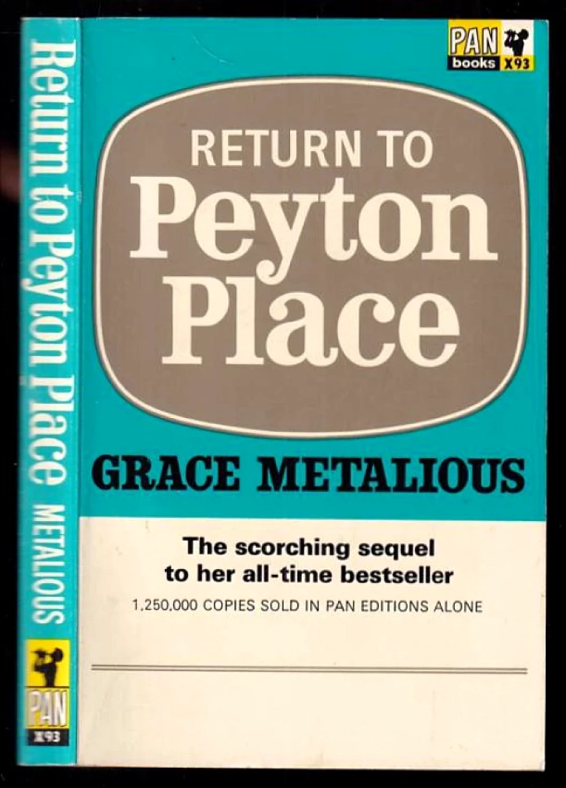 Levně Return to Peyton Place (Grace Metalious, 1965)
