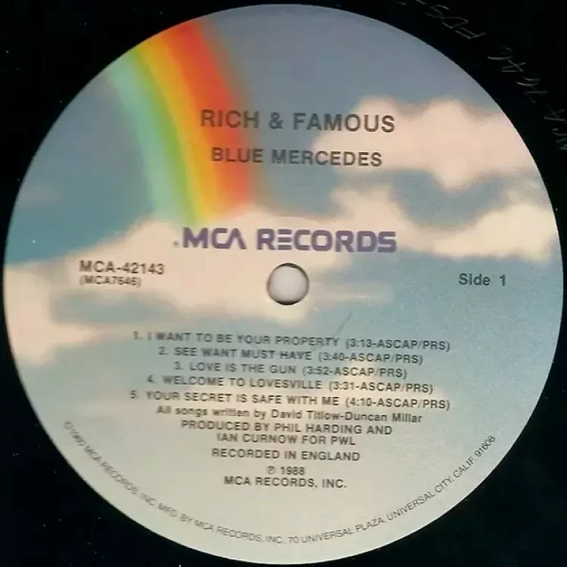 Levně Rich And Famous (Blue Mercedes, 1988)