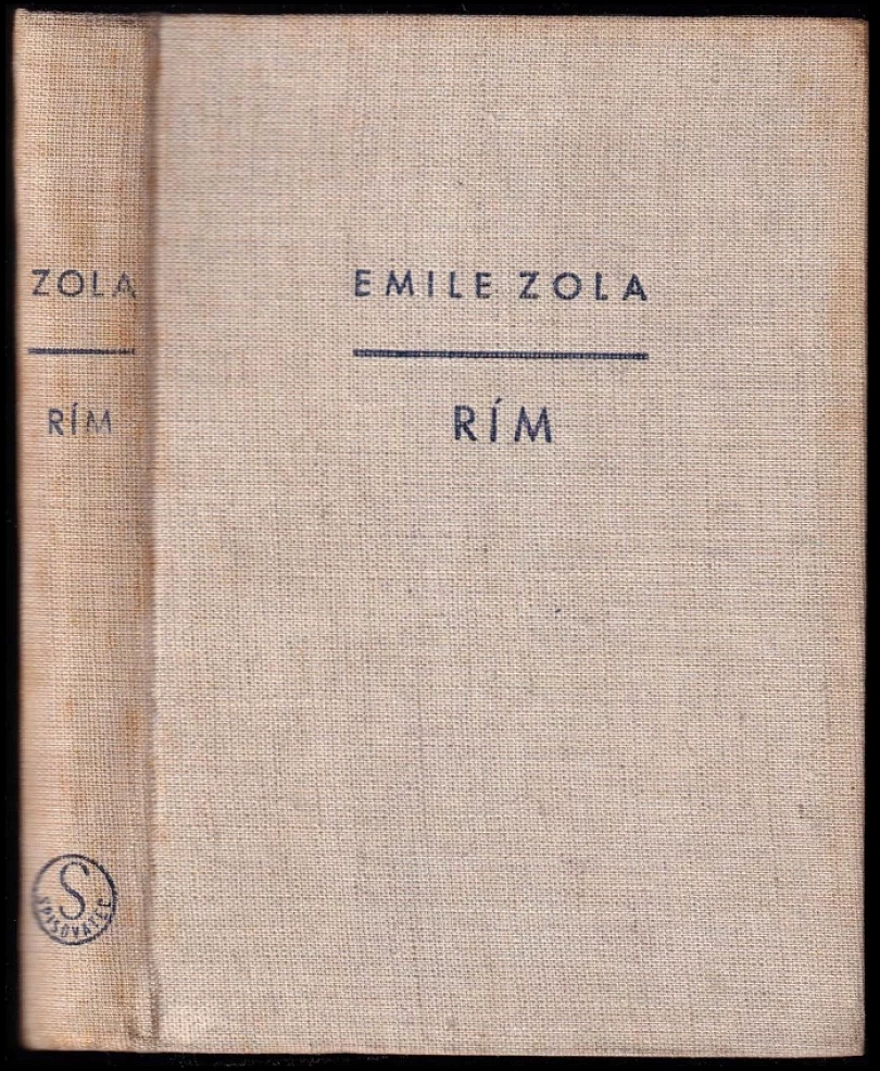 Levně Rím (Émile Zola, 1951)