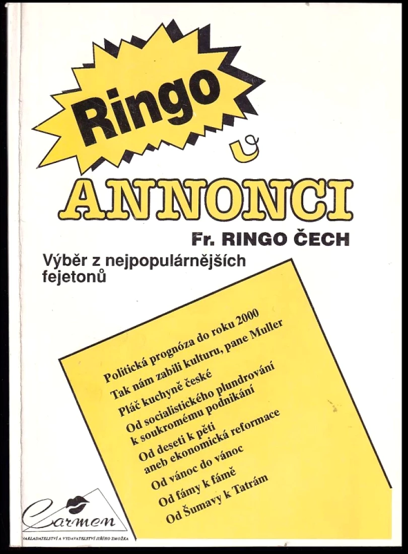 Levně Ringo v Annonci (František Ringo Čech, 1991)