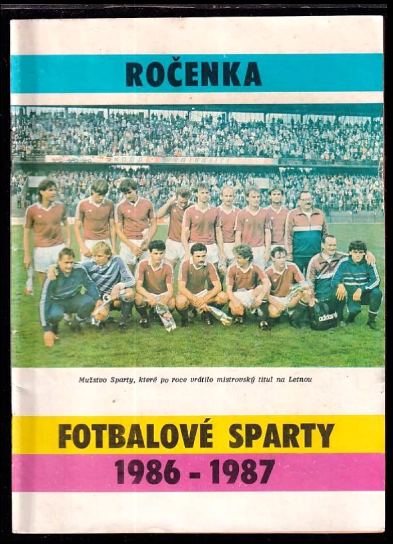 Ročenka fotbalové Sparty 1986-1987 (, 1987)