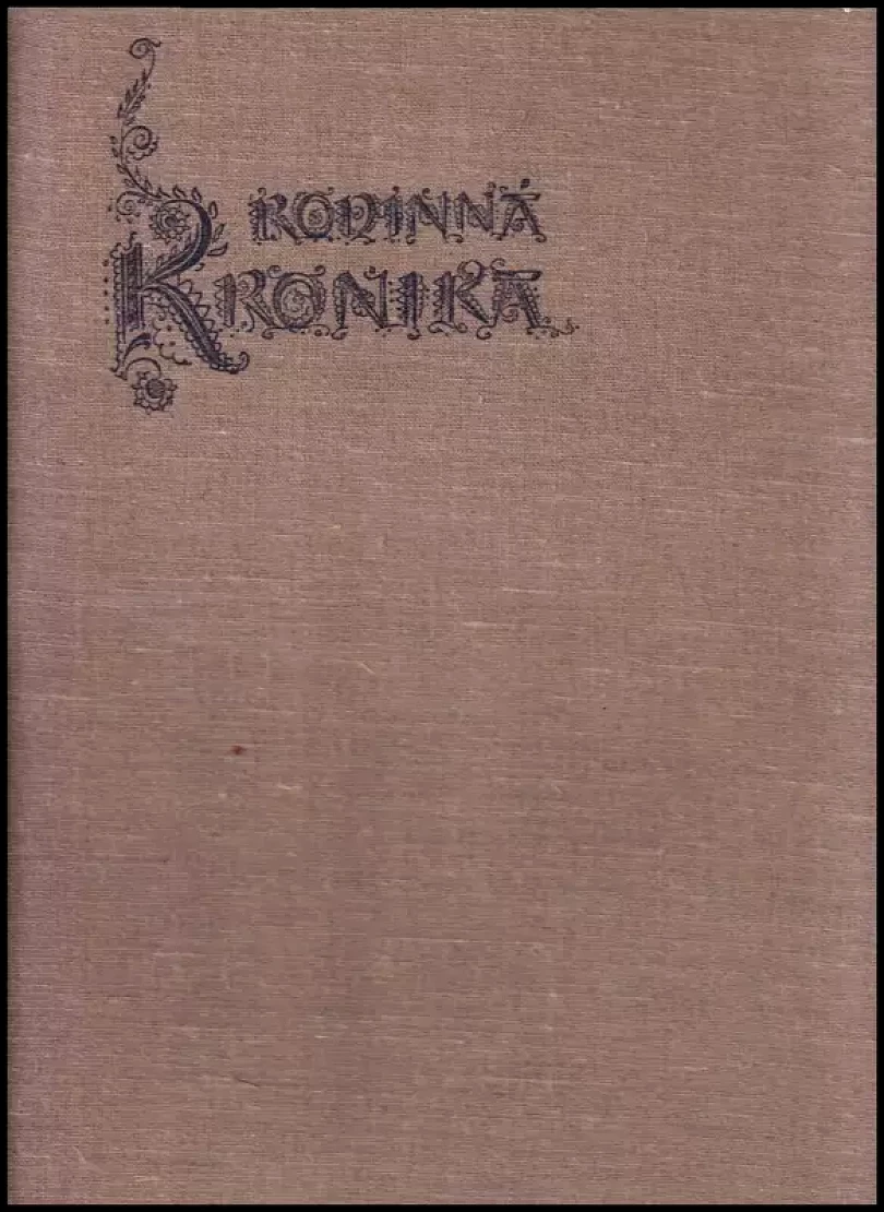 Levně Rodinná kronika (Mikoláš Aleš, 1940)